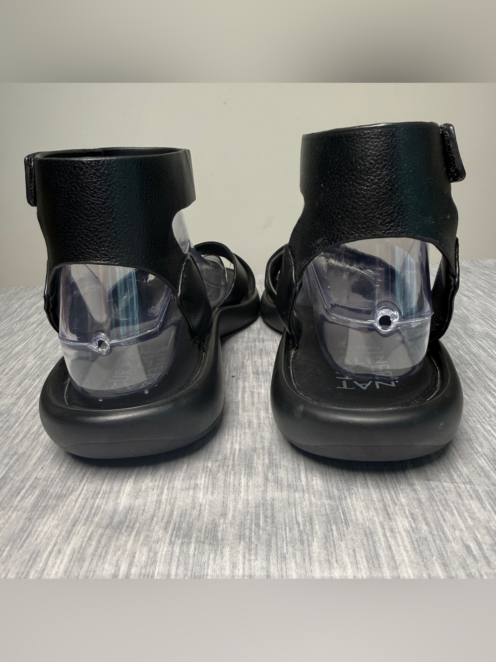 Naturalizer Genn-Climb Black Crossband Open Toe Ankle Strap Sandals Size 9 - Picture 3 of 12